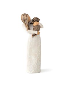 Willow Tree Love my Dog (Dark) Figurine